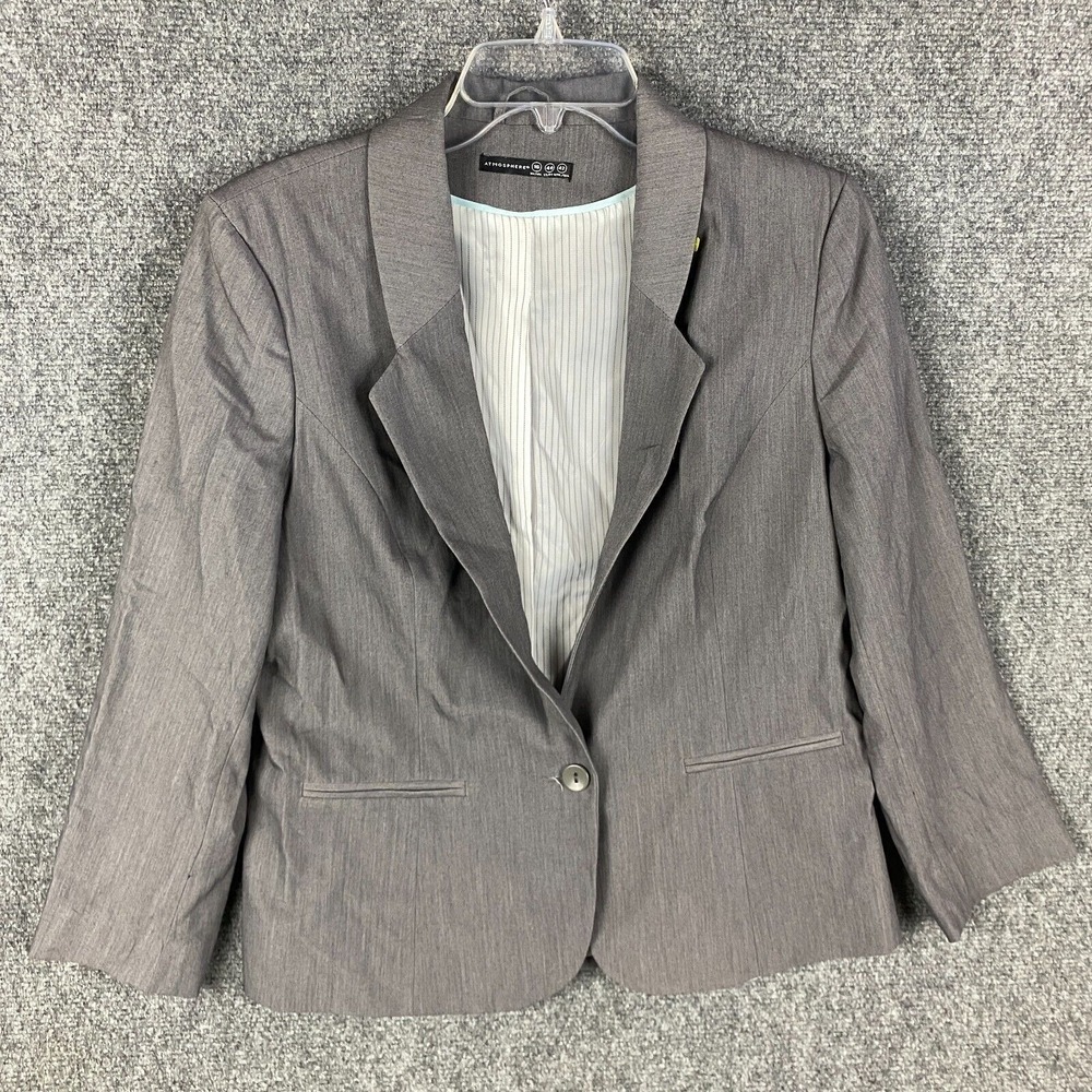 Atmosphere Blazer Women's UK 16 Gray‎ Polyester Blend Adults